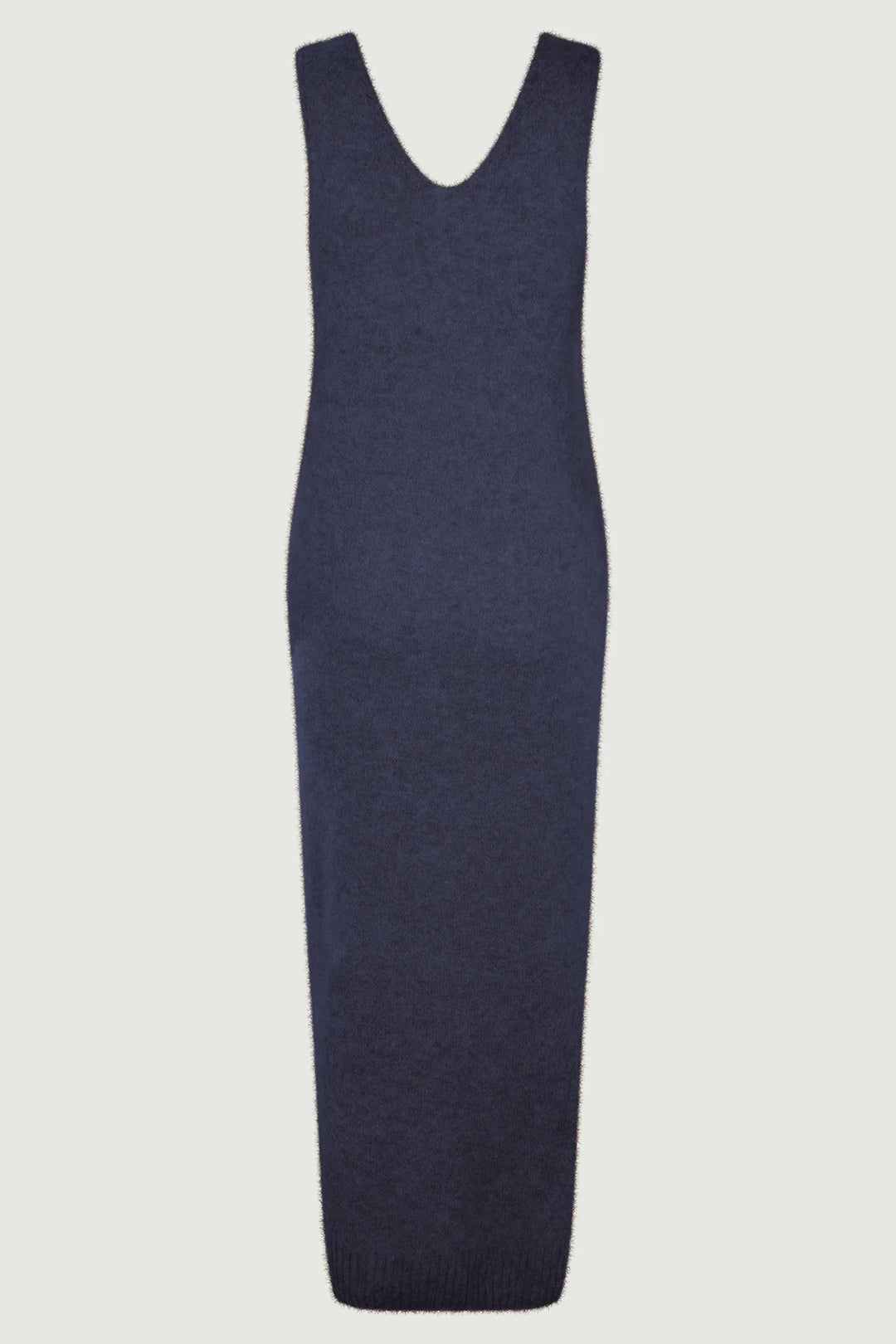 Six Ames Zenia 72237 Night Sky Navy Knitted Long Sleeveless Dress C7090