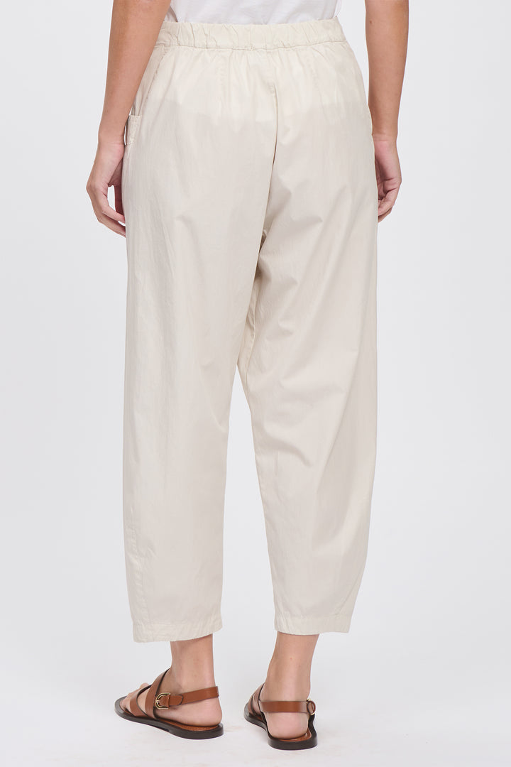 Transit CFDTRCN232 Chalk Light Cotton Trousers 01