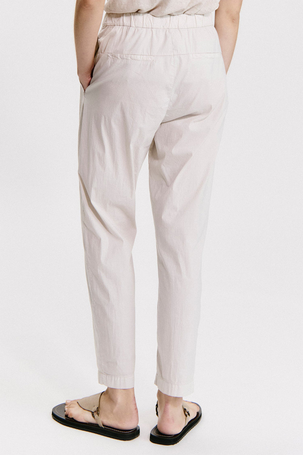 Transit CFDTRZM224 Stretch Cotton Trousers Sand - Lonah Boutique