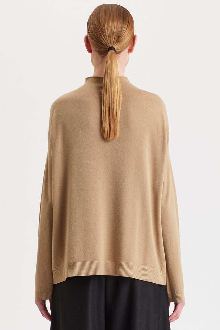 Transit Rope Beige Jumper CFDTRE11463, back view