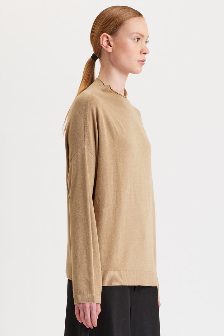 Transit Rope Beige Jumper CFDTRE11463, side view