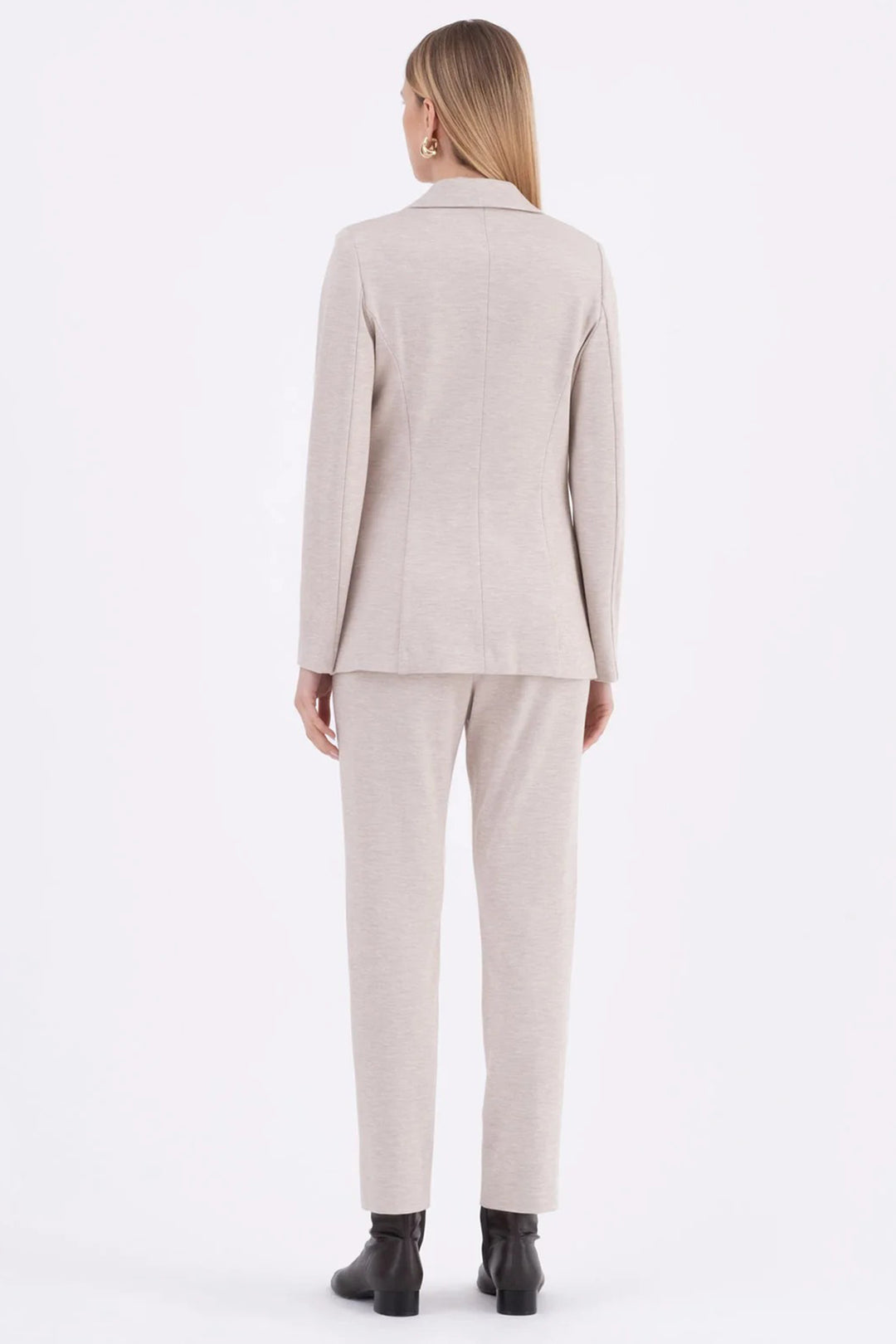 Vicario Cinque Pia 432 Beige Slim Leg Trousers