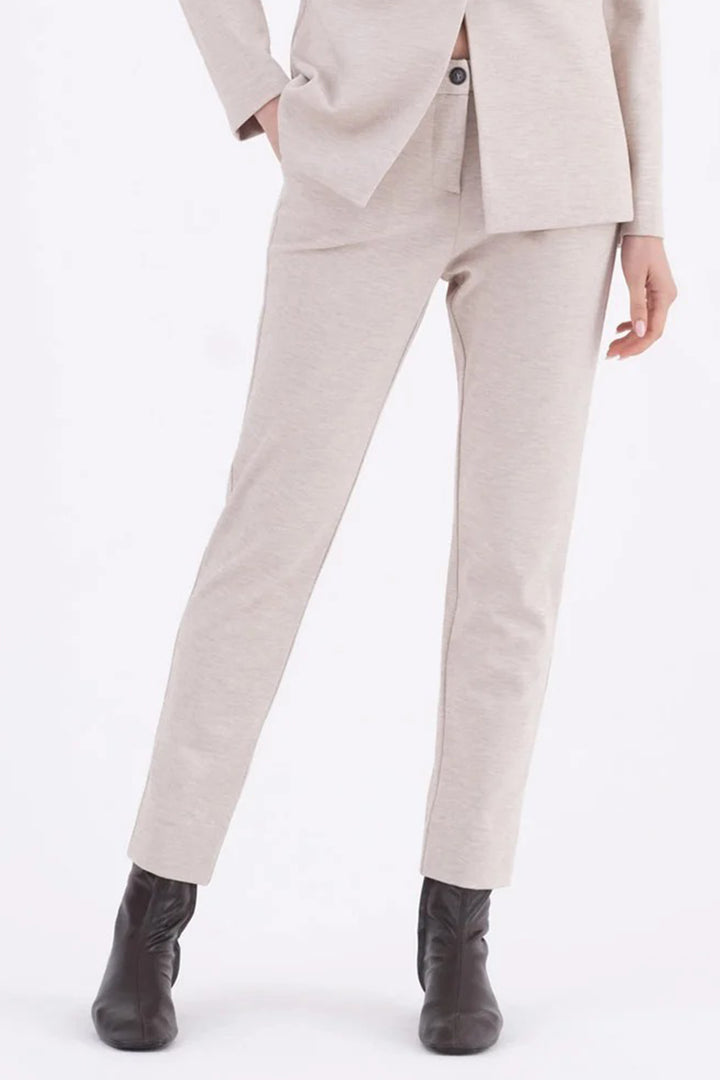 Vicario Cinque Pia 432 Beige Slim Leg Trousers