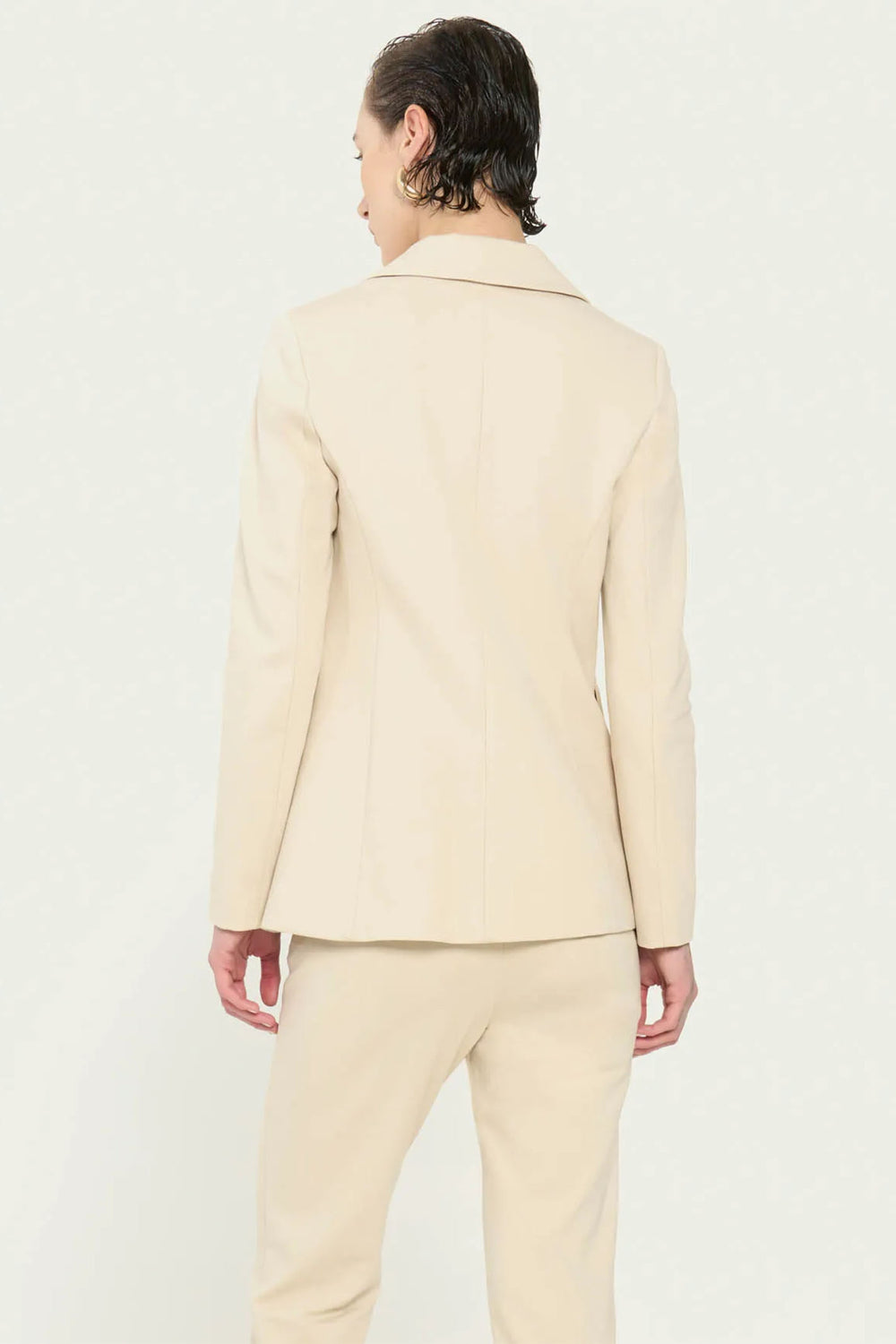 Vicario Cinque Raela Single Breasted Jacket 415 Ivory - Lonah Boutique