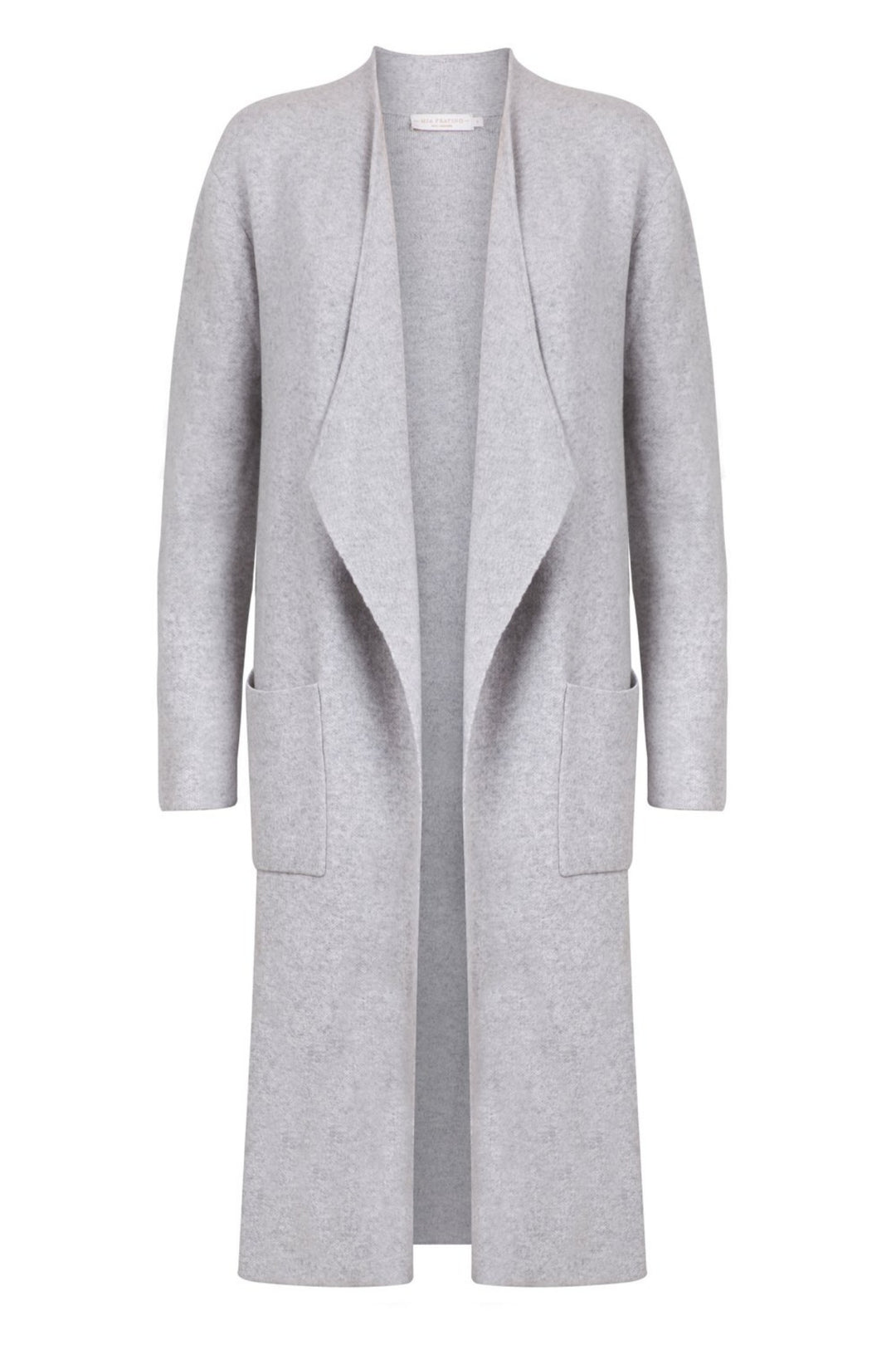 Mia Fratino 17123 Lapel Cash Grey Cashmere  Coat image