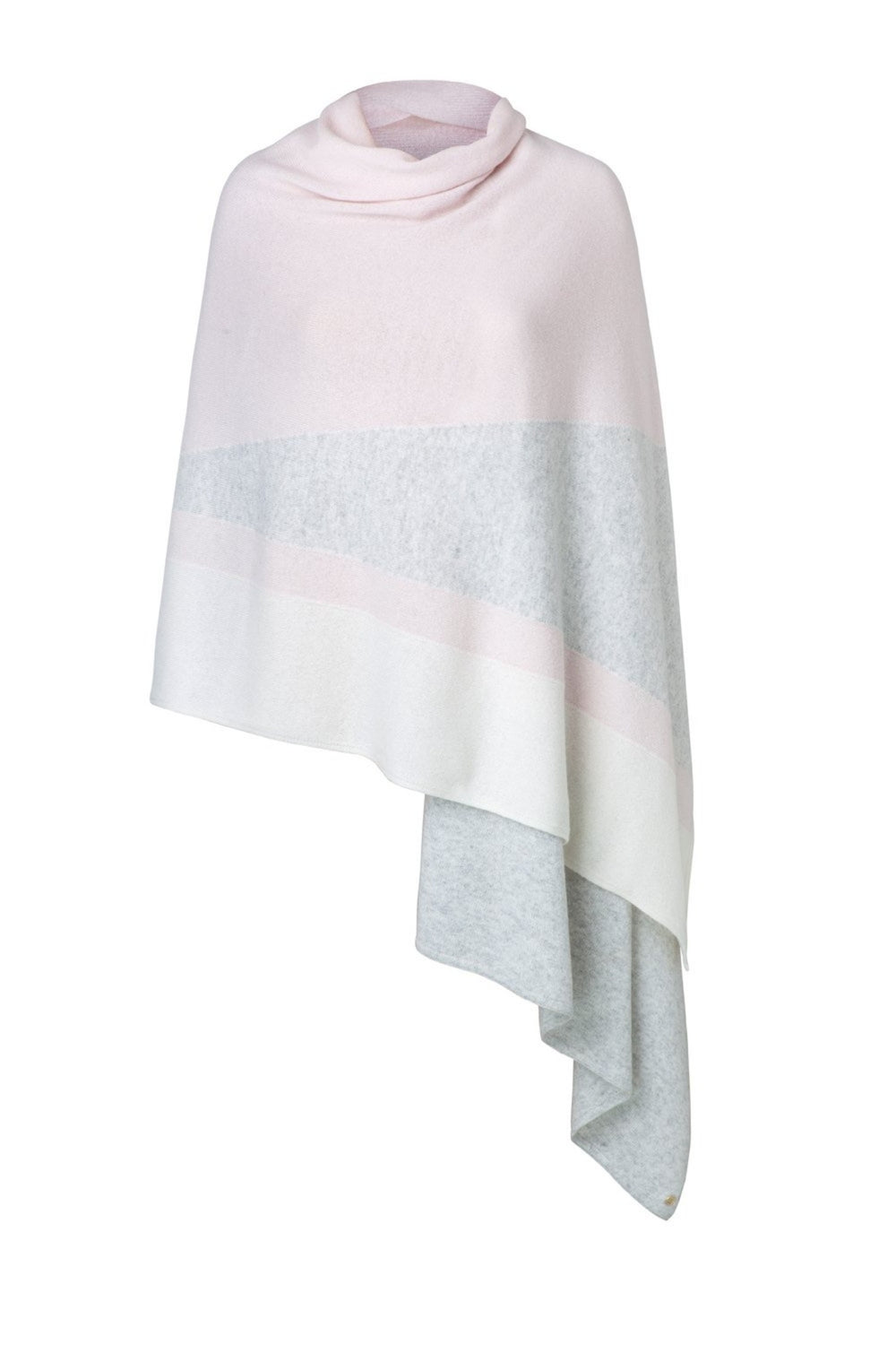 Mia Fratino 17510 Rosewater Multi Colour Cashmere Wrap