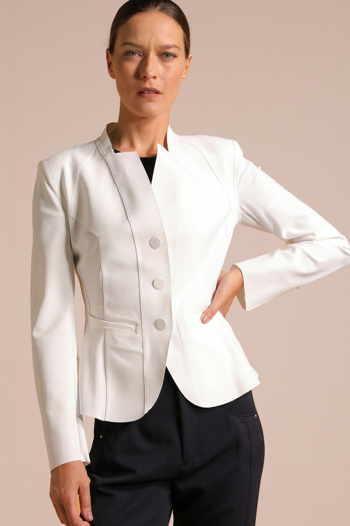 HIGH S30172 00101 Charismatic Jacket White