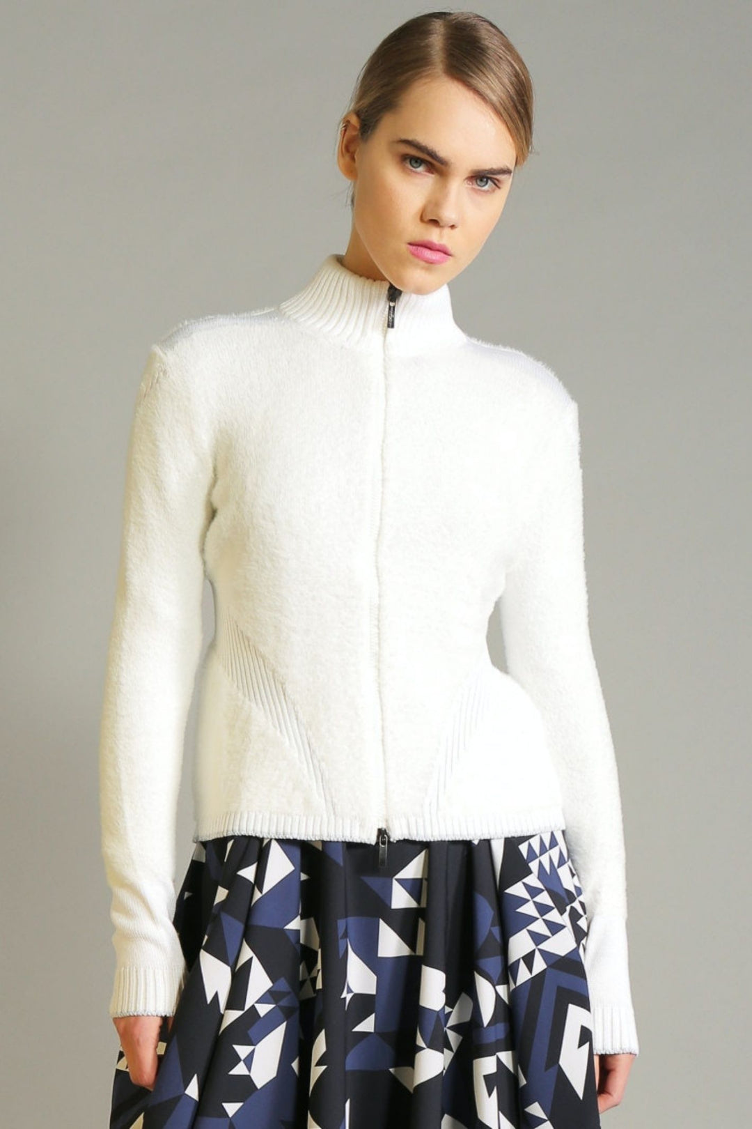 High S55153 Envy Cardigan White