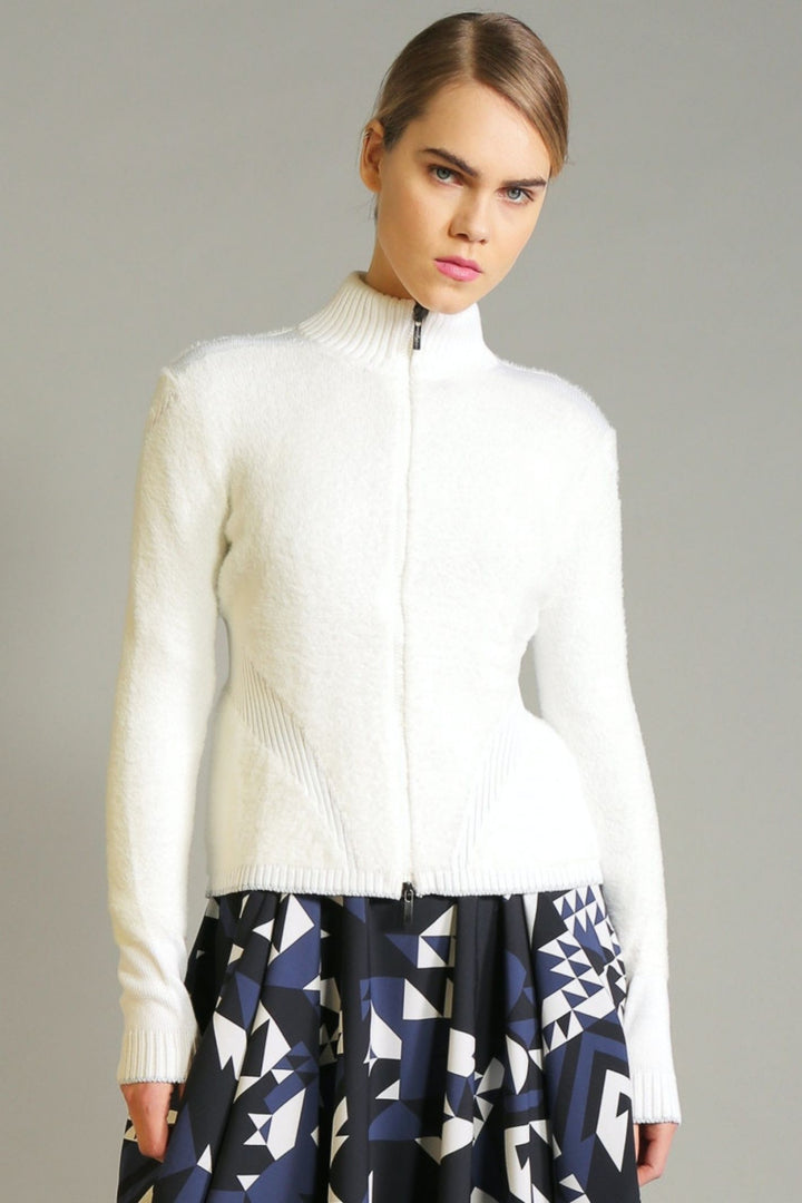 High S55153 Envy Cardigan White