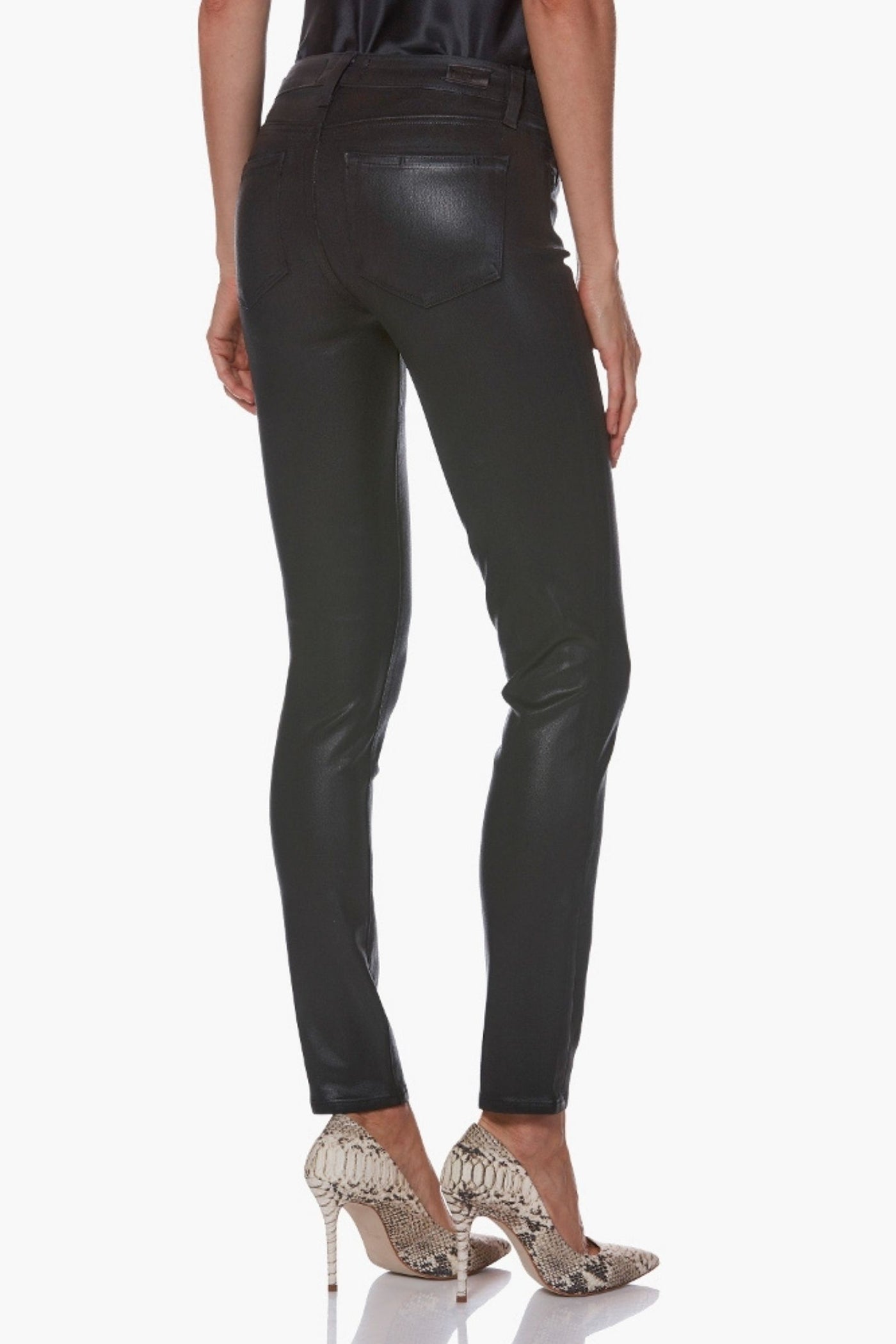 Paige 1767901 Hoxton Black Fog Luxe Coating Jeans