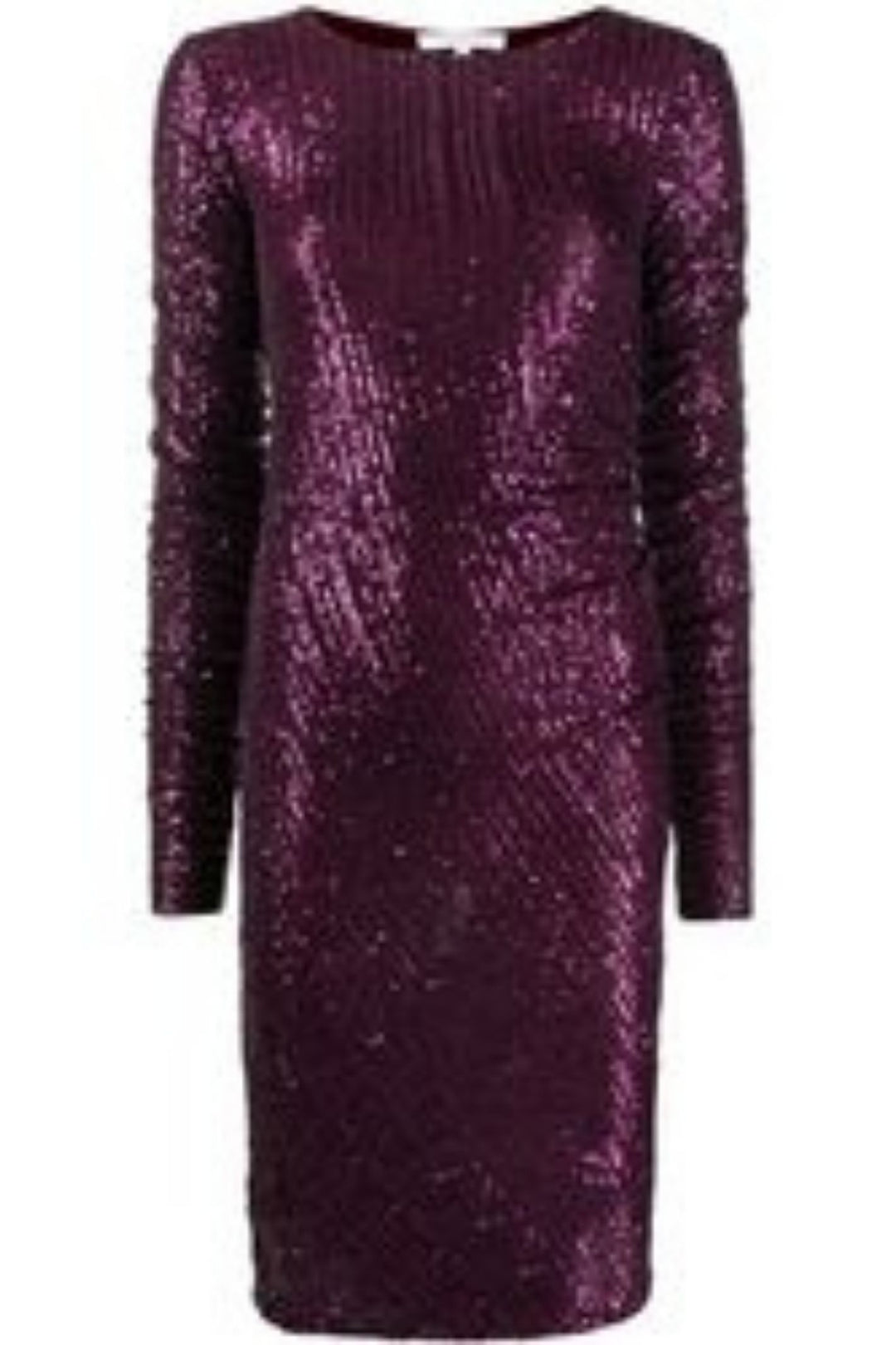 Patrizia Pepe 2A2146 Sequin Sparkle Dress Purple