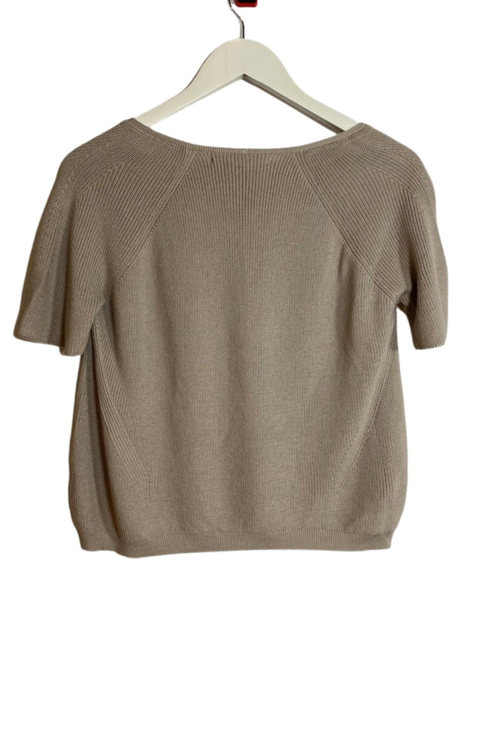 Transit S281 V Neck Top Taupe