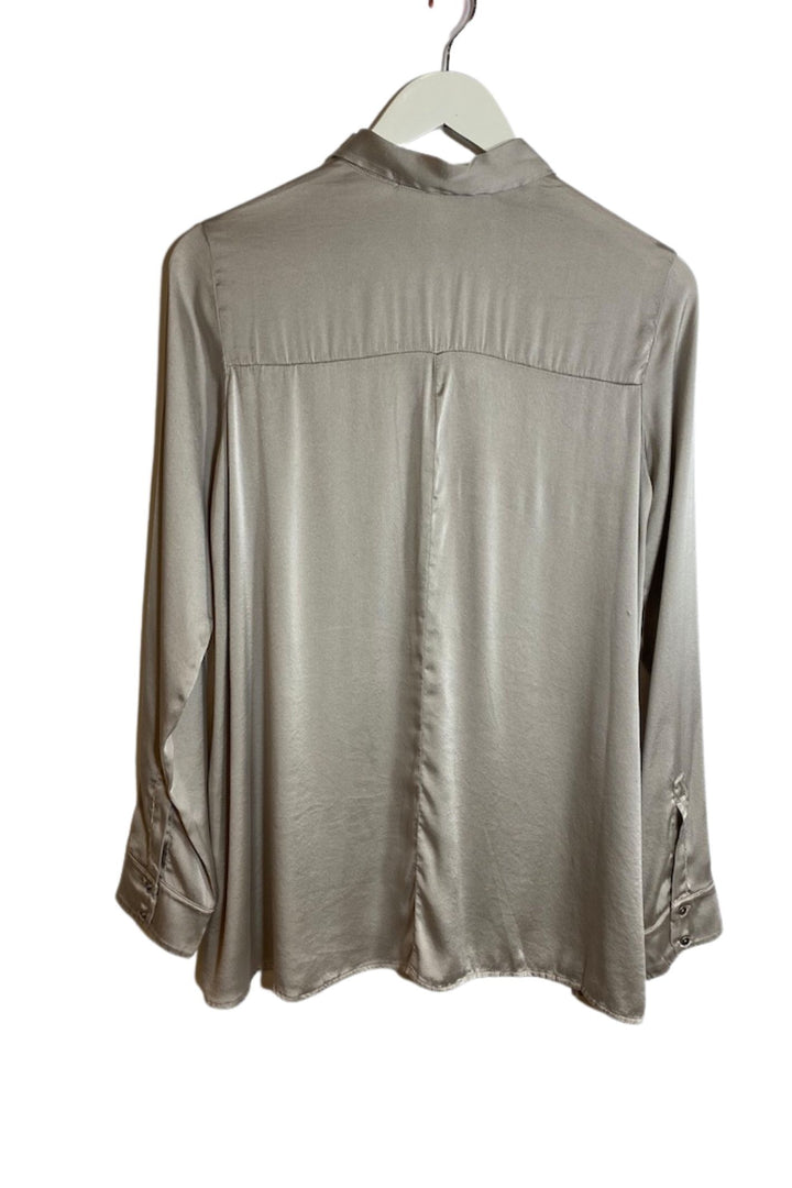 Transit 182 Silk Shirt Taupe
