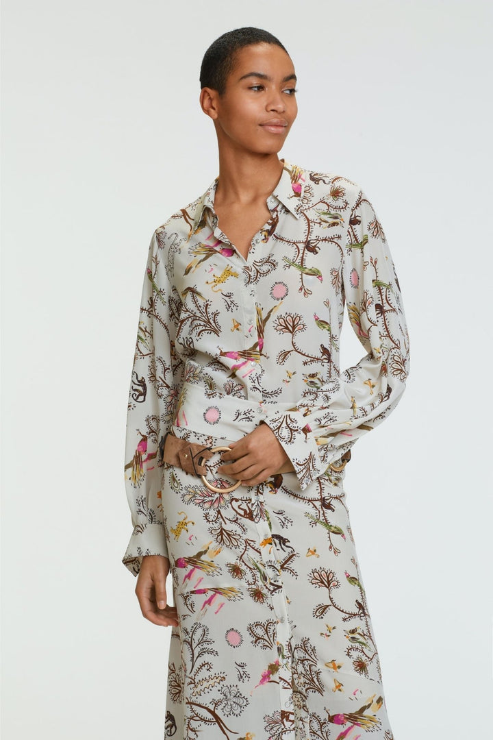 Dorothee Schumacher 249406 Tree Of Life Blouse Beige