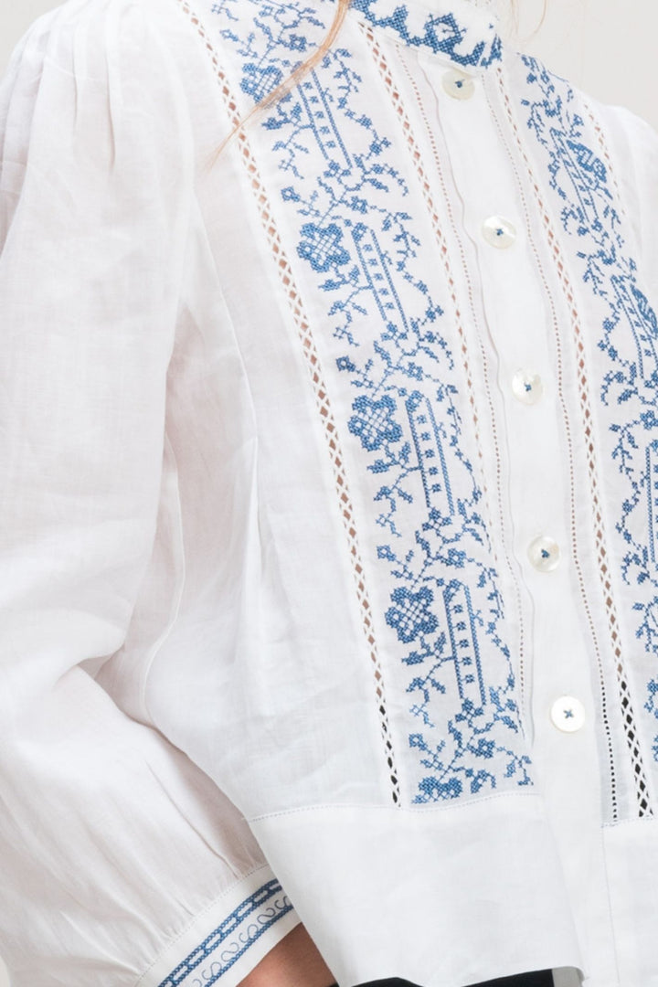 High Dreamlike Jacket White Embroidery