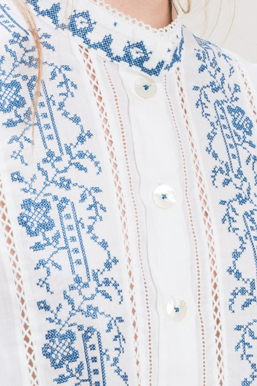 High Dreamlike Jacket White Embroidery