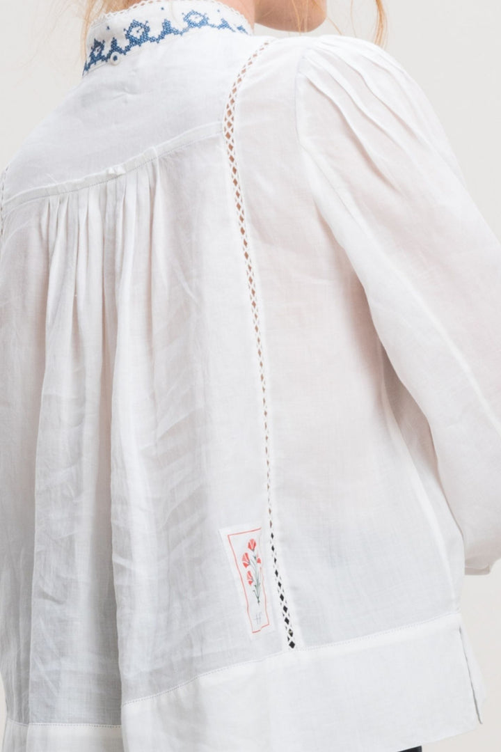 High Dreamlike Jacket White Embroidery