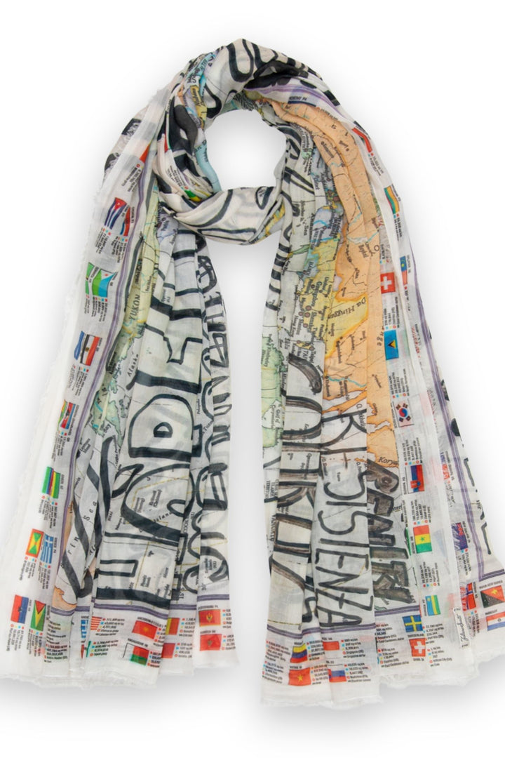 Faliero Sarti Hope 2021  Scarf White