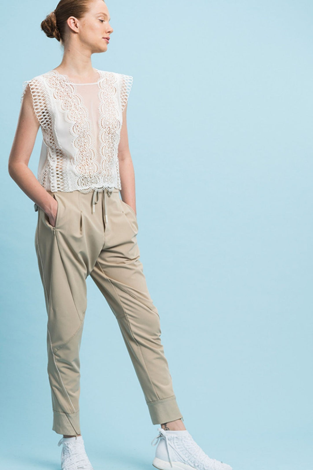 High Eager Pants Taupe