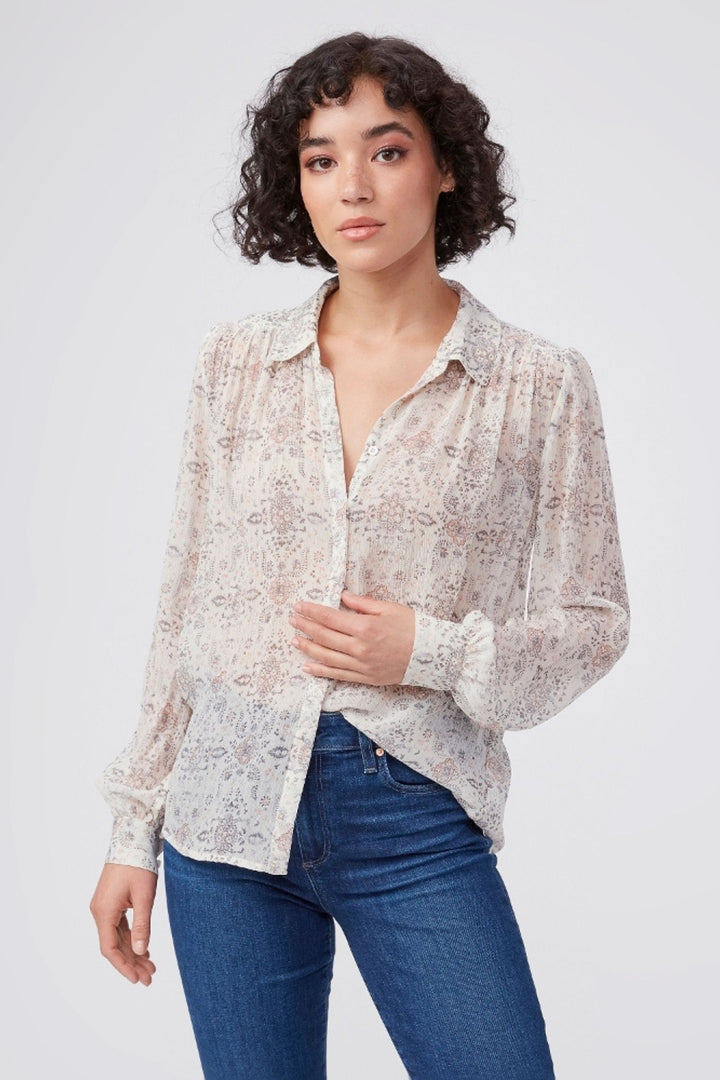 Paige Maryanne Shirt Ecru Multi