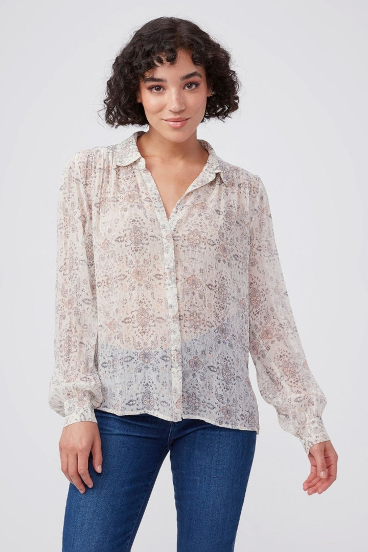 Paige Maryanne Shirt Ecru Multi