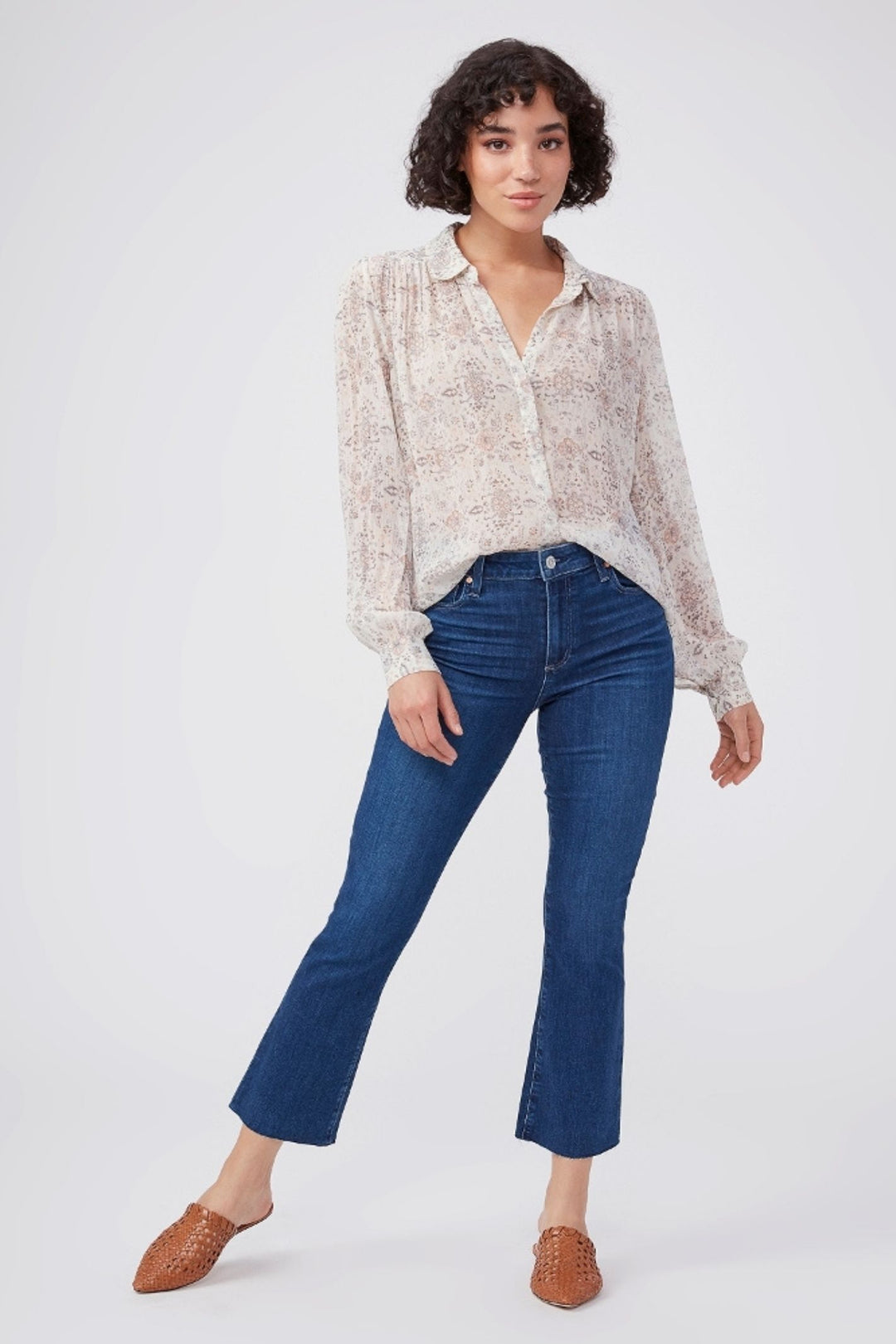 Paige Maryanne Shirt Ecru Multi
