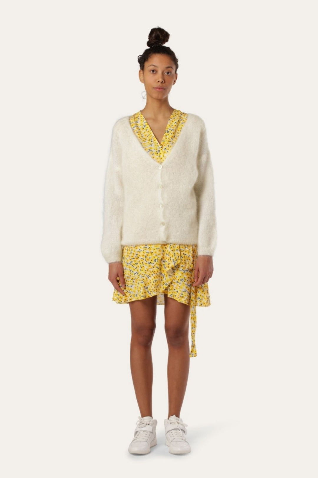 American Dreams AD1005 Cornelia Cardigan White