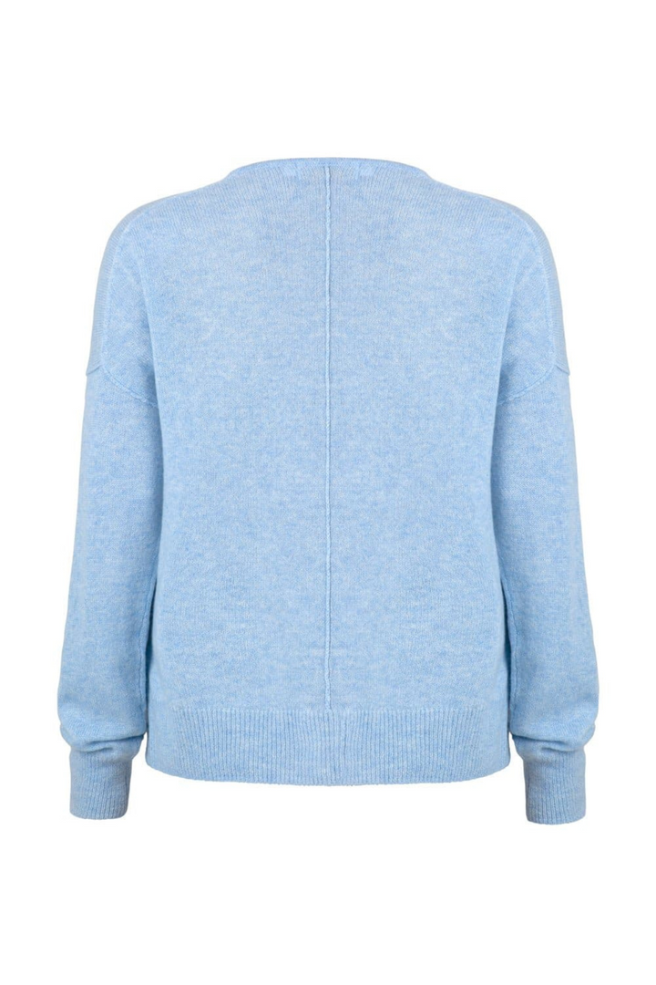 Mia Fratino 20210 Mabel Cashmere Cardigan  Powder Blue