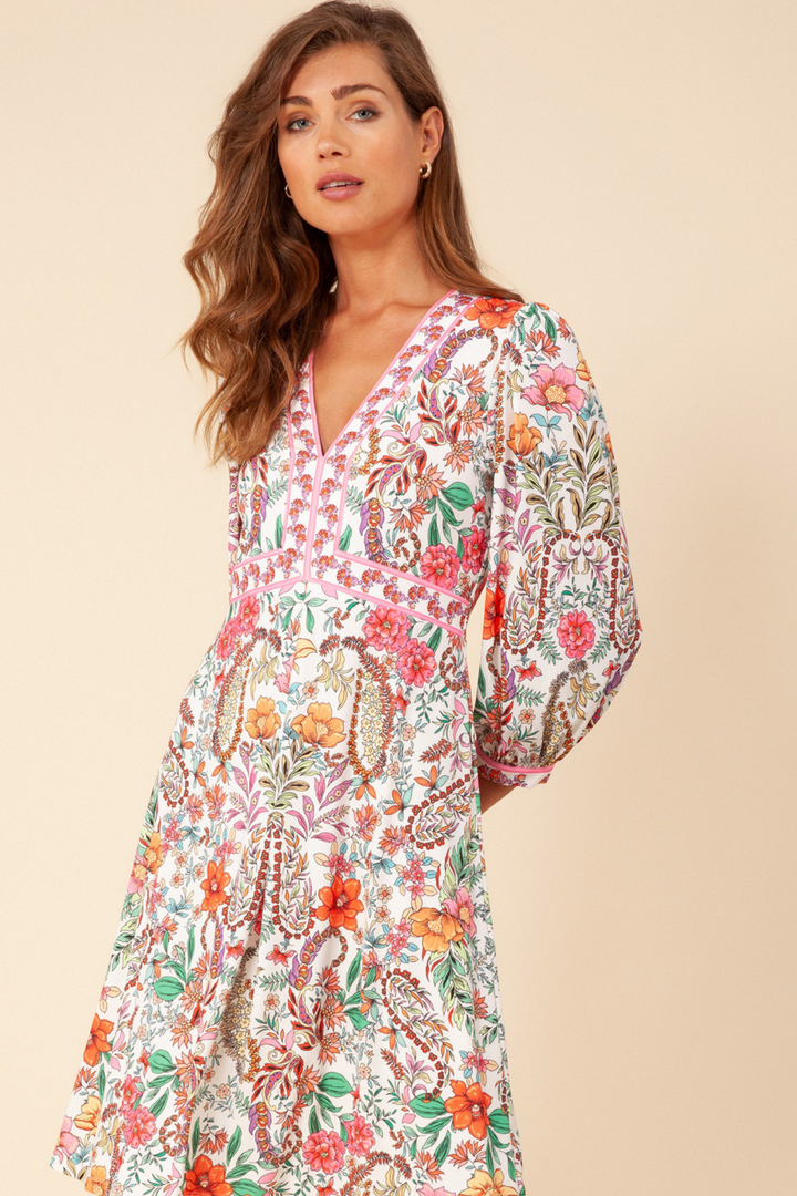 Hale Bob H32BL6060 Dress Floral Print