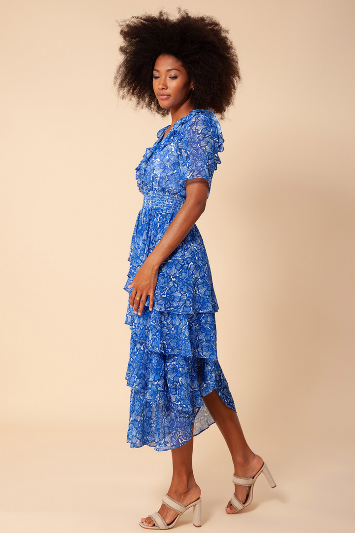 Hale Bob 32ST6040 Dress Floral Print  Blue