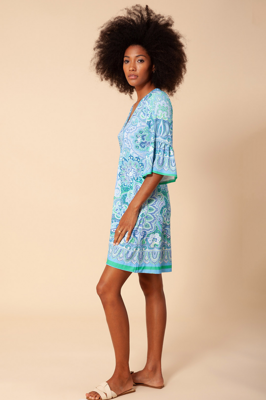 Hale Bob 32AN6040 3/3 Sleeve Dress Floral Print