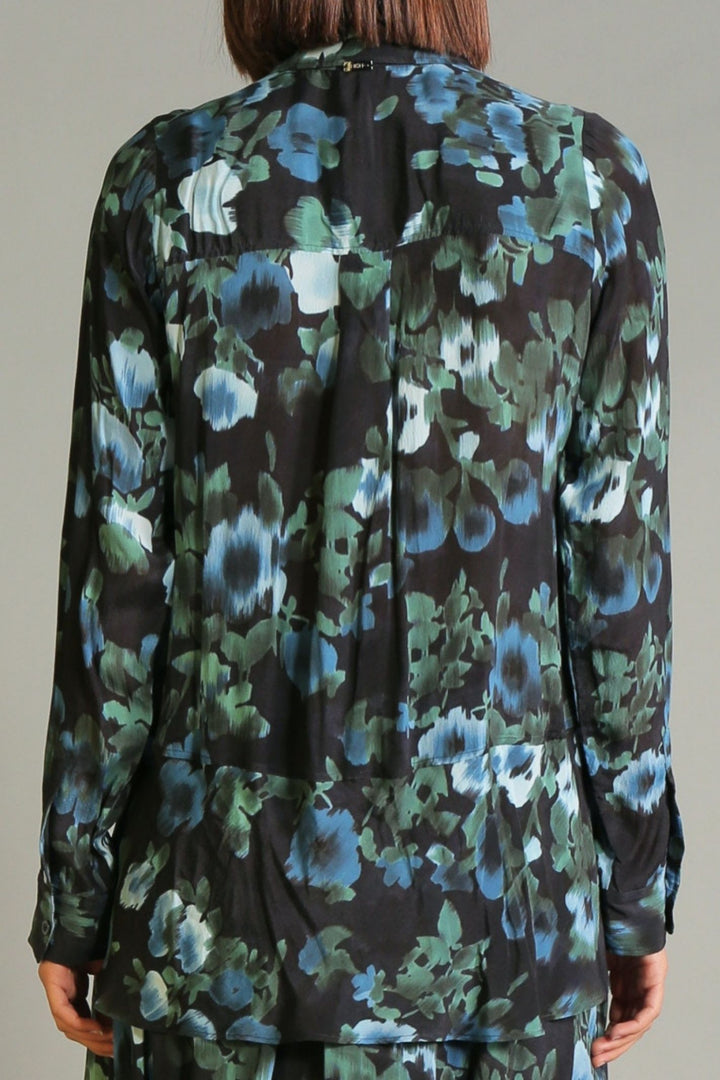 HIGH 750723 Boundary Shirt Blue