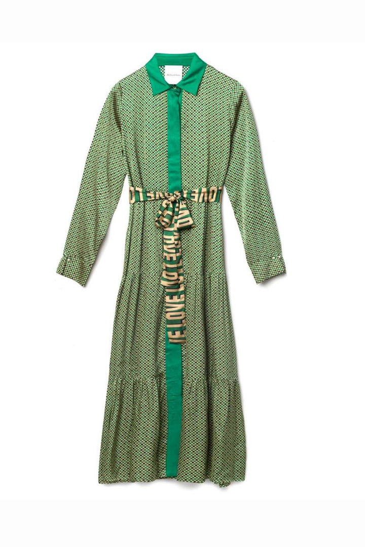 Delicate Love W242 Solla Vichy Dress Green