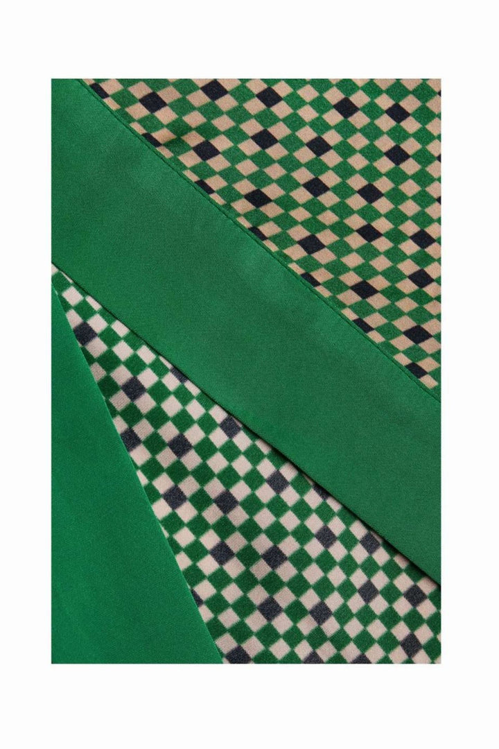 Delicate Love W242 Solla Vichy Dress Green