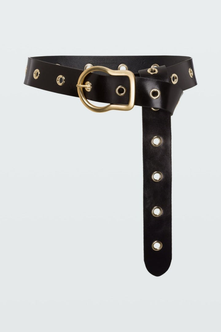 Dorothee Schumacher 951003 Touch of Metal Eyelet Belt Black