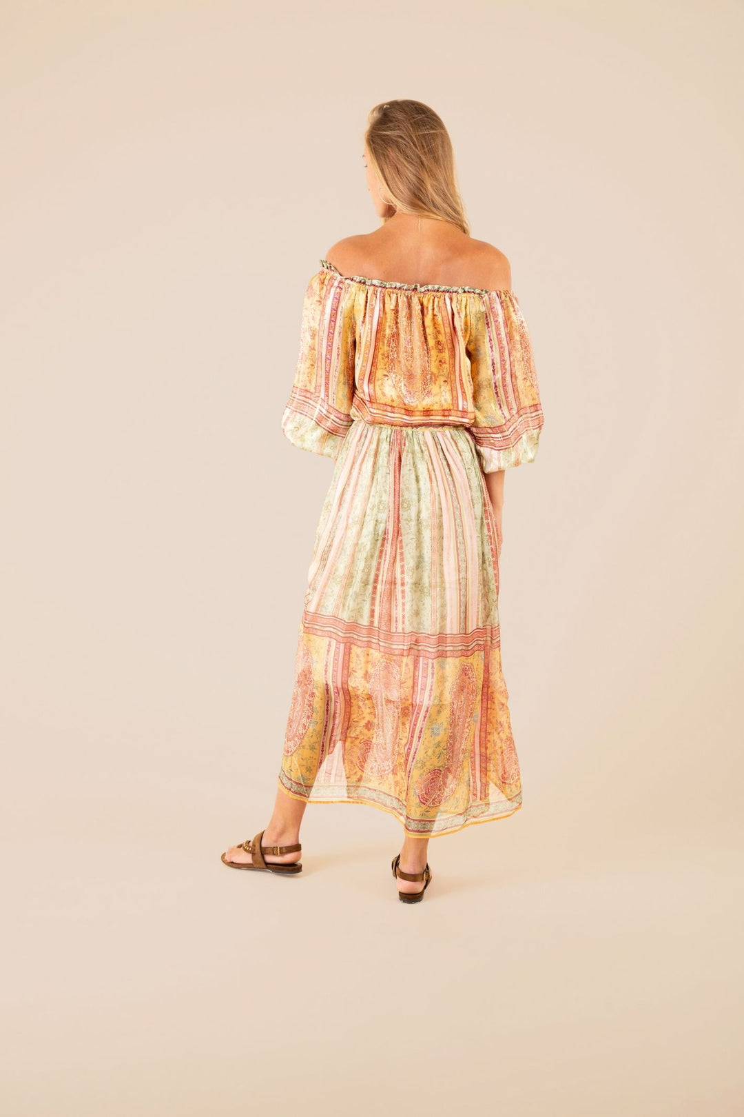 Hale Bob OYRJ4029 Silk Skirt Gold