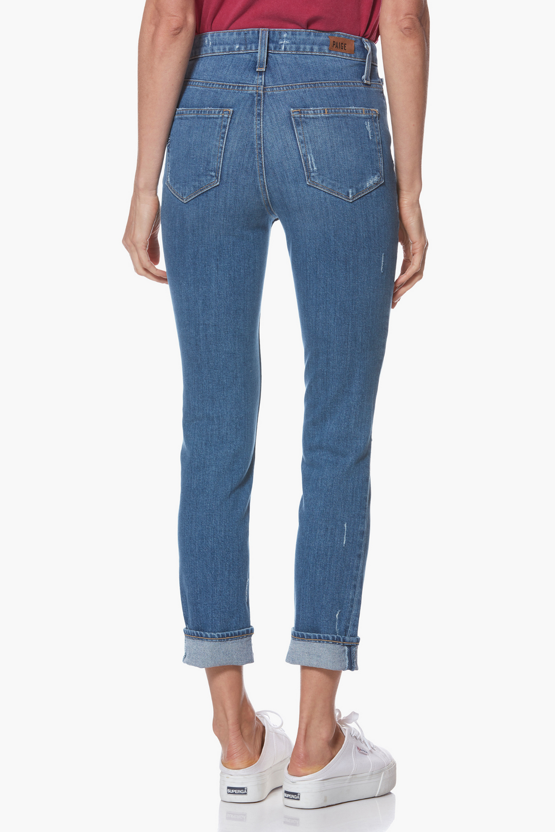 Paige 4787B61 Vintage Light Blue Sarah Slim Jeans