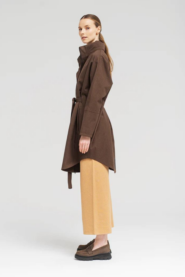 BRGN 15032A2 Monsun Rain Coat Chocolate Brown