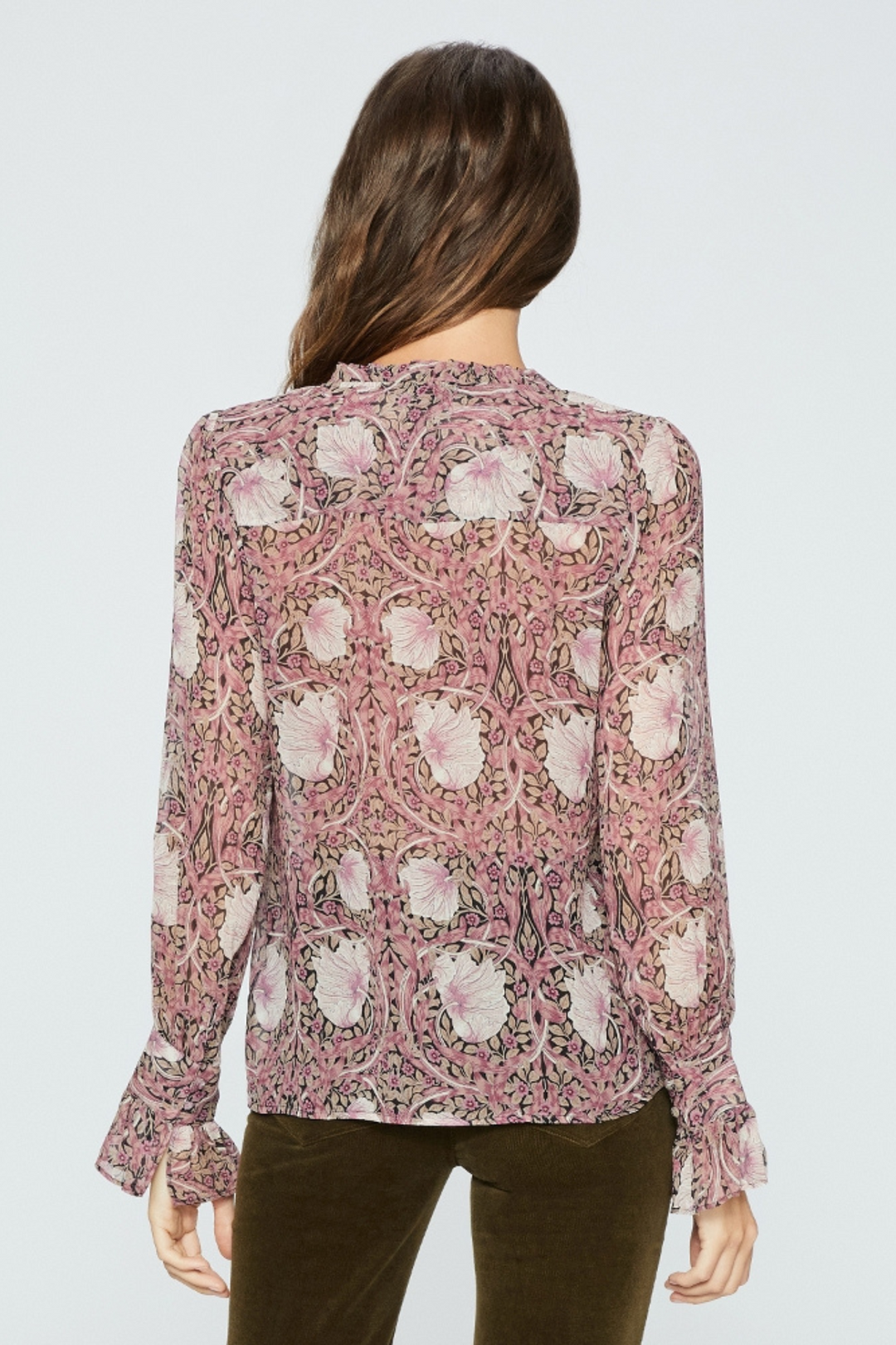 Paige 7252K38-8071 Arianne Pink Mauve Multi Print Blouse