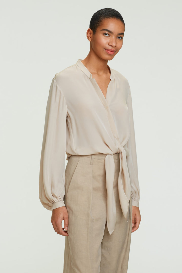 Dorothee Schumacher 247002 Fluid Luxury Blouse Sand