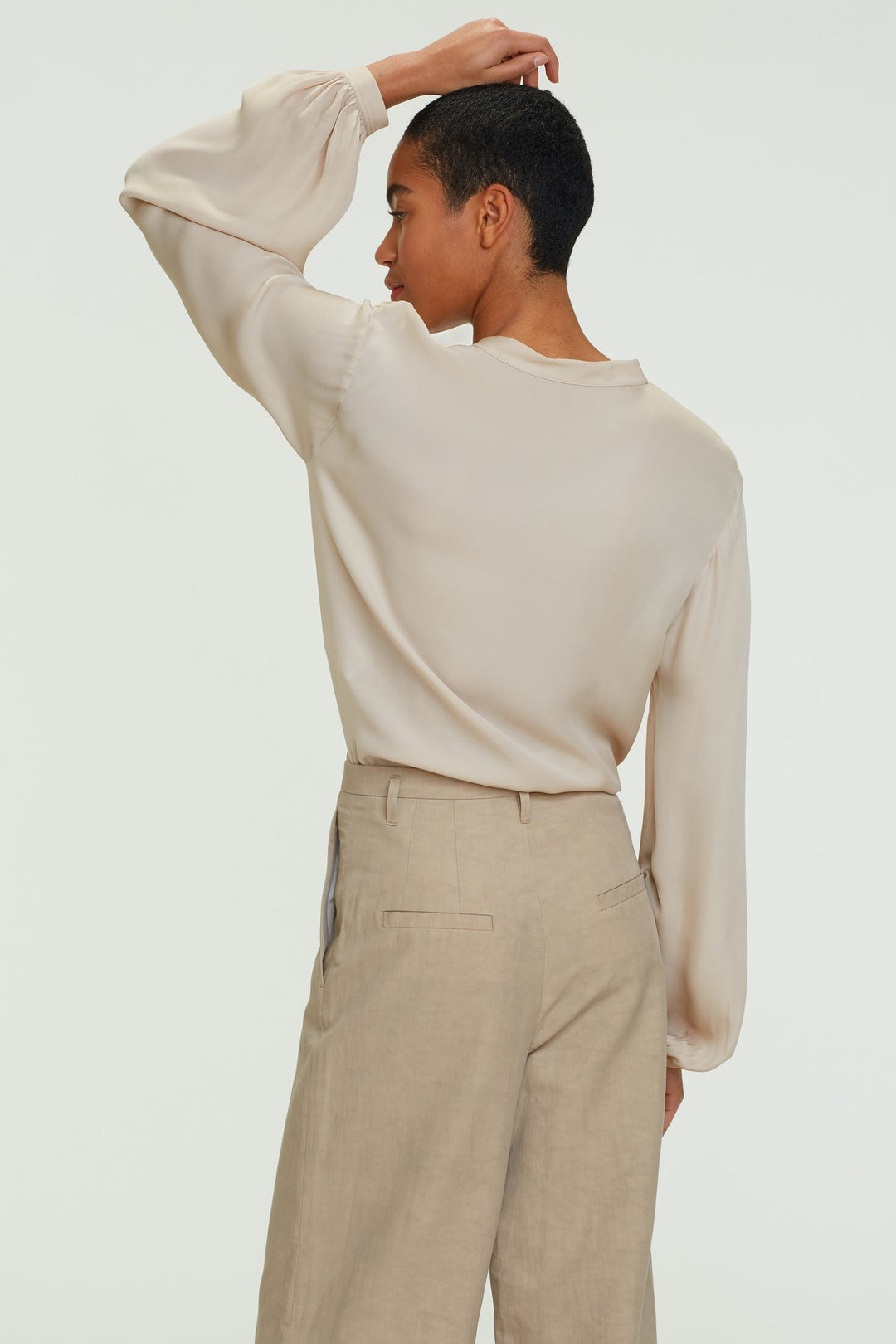 Dorothee Schumacher 247002 Fluid Luxury Blouse Sand