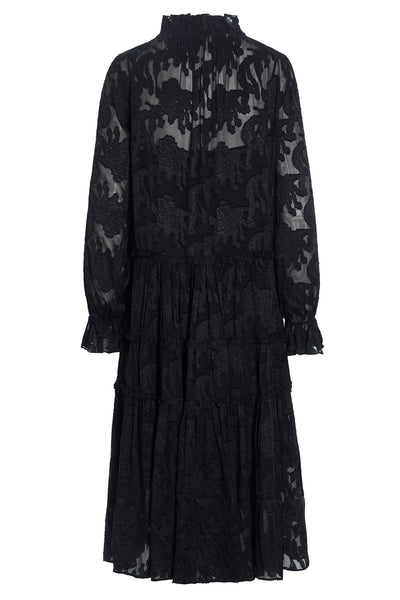 Dea Kudibal 45 1021 Viola Black Dress With Sleeves - Lonah Boutique
