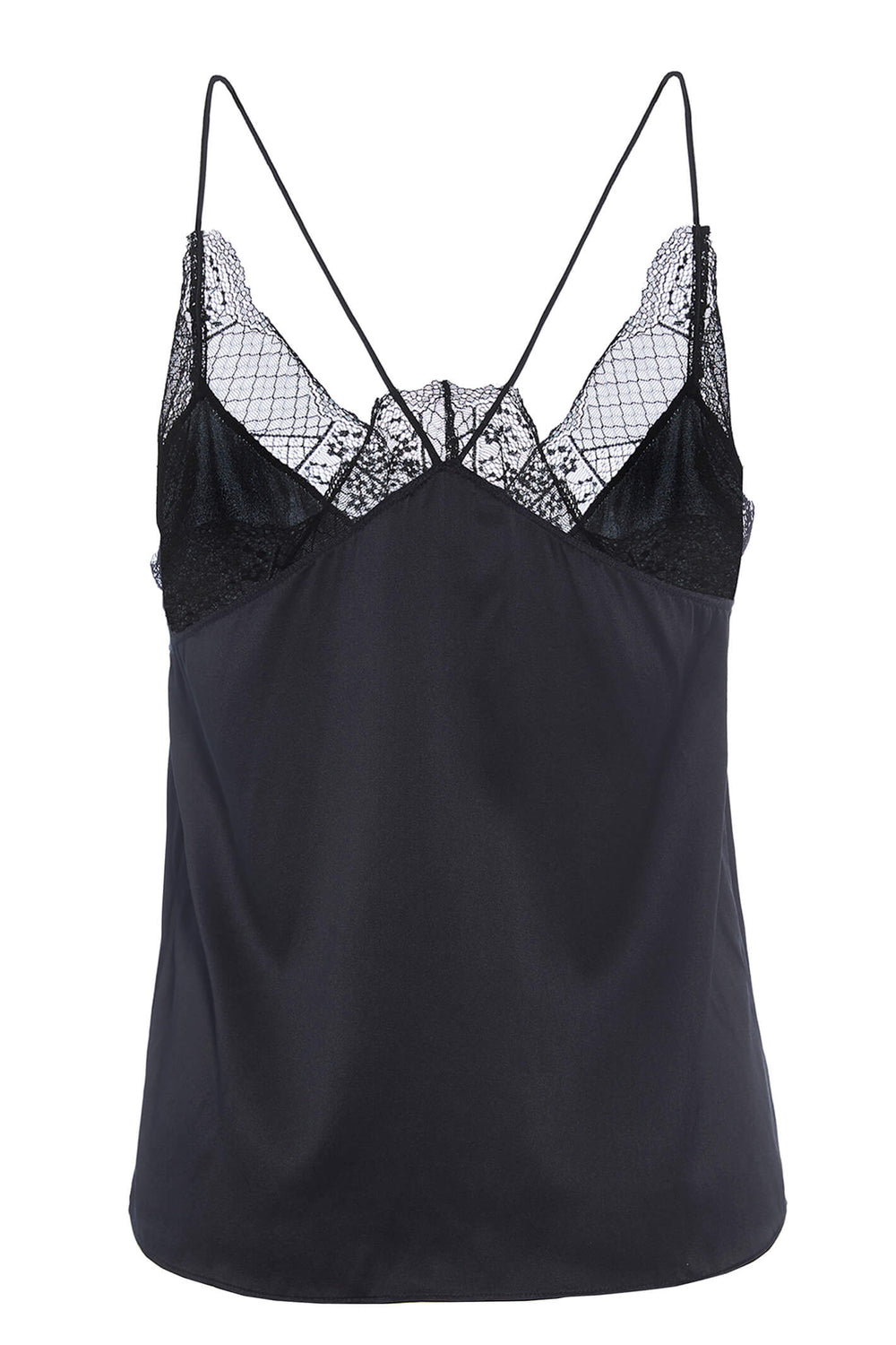 Dea Kudibal Alida 01-1022-3527 Black Lace Camisole Top - Lonah Boutique
