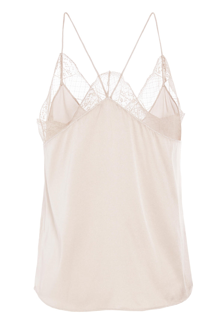 Dea Kudibal Alida 01-1022-3527 Rose Pink Lace Camisole Top - Lonah Boutique