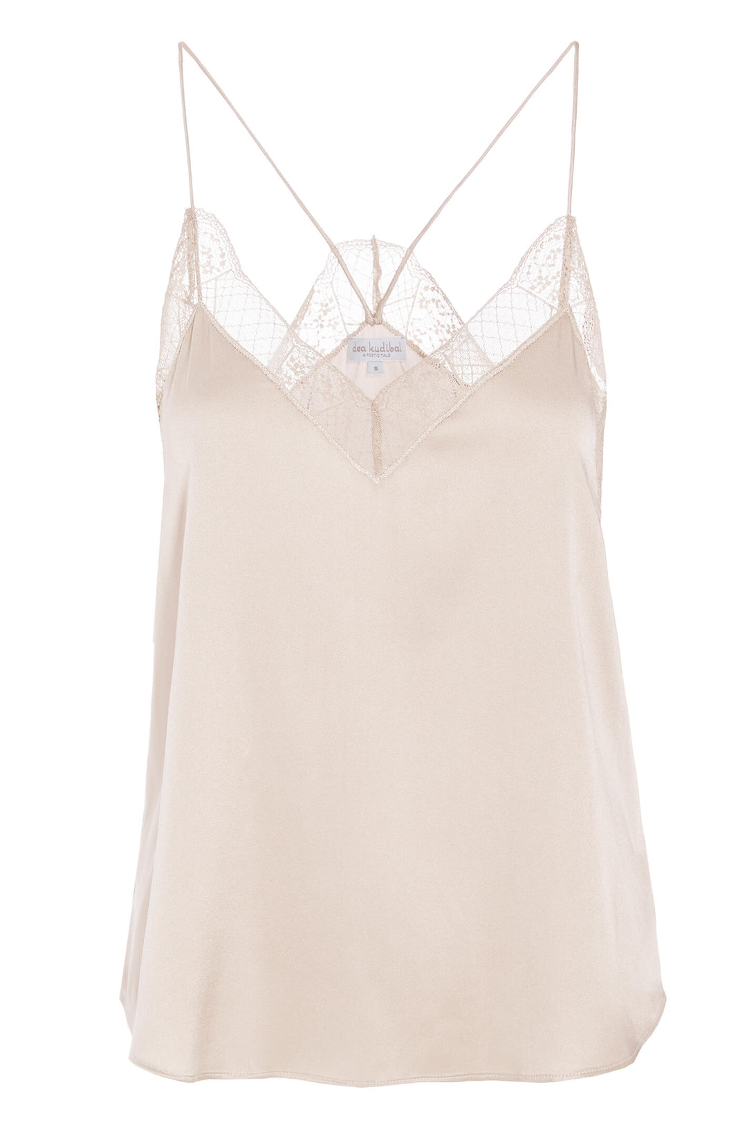 Dea Kudibal Alida 01-1022-3527 Rose Pink Lace Camisole Top - Lonah Boutique
