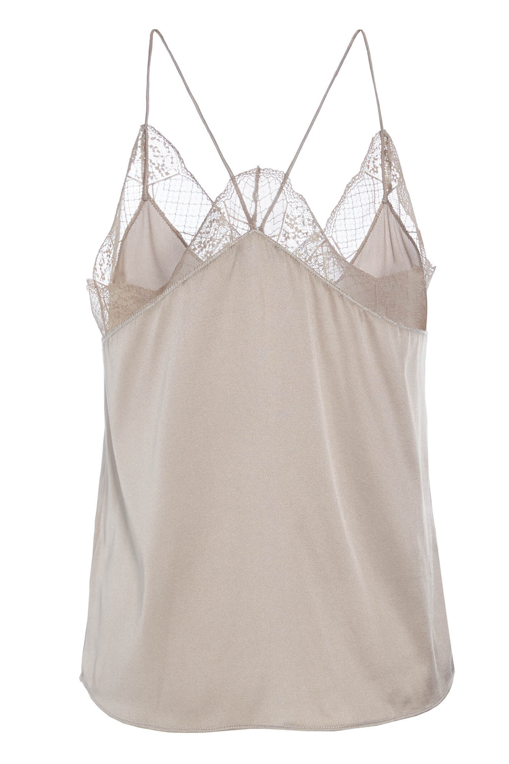 Dea Kudibal Alida 01-1022-3527 Taupe Lace Camisole Top - Lonah Boutique