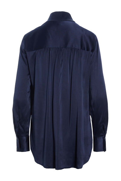 Dea Kudibal Nate Navy Blue Long Sleeve Top - Lonah Boutique