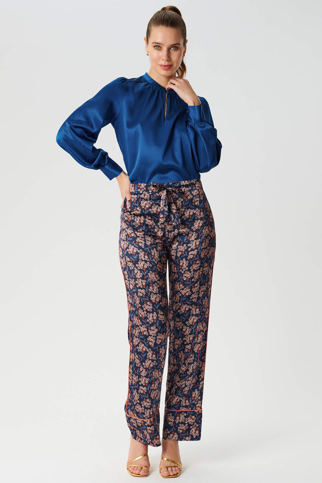 Dea Kudibal Stacy 23-1022-2060 Blue Pacifigo Blouse - Lonah Boutique