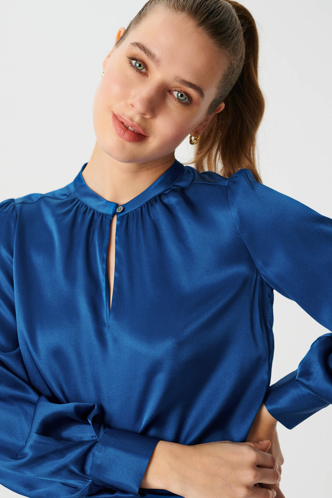 Dea Kudibal Stacy 23-1022-2060 Blue Pacifigo Blouse - Lonah Boutique