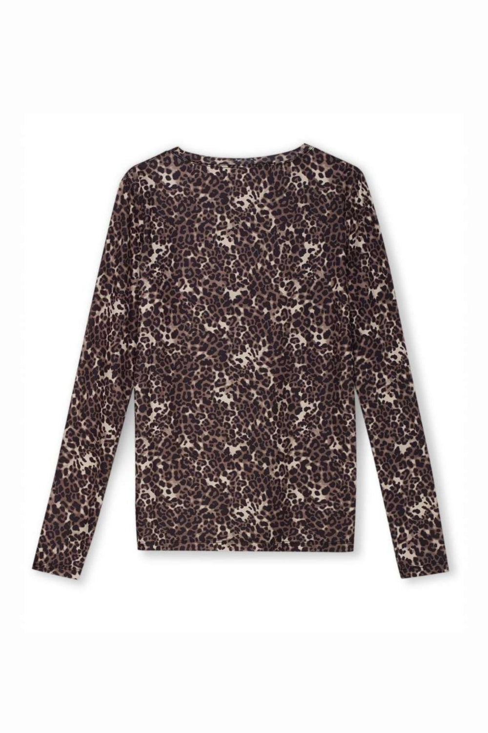 Delicate Love Tasha Leo Brown Animal Print Yoga Top - Lonah Boutique